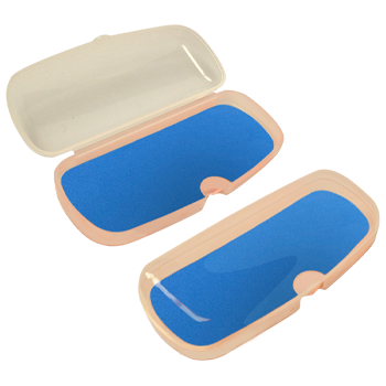 Plastic Case w Custom Insert - Custom Plastic Eyeglass Case